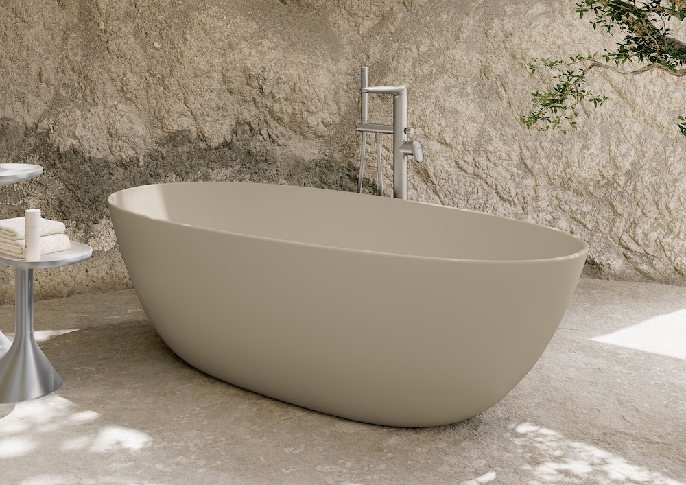 FotoBeige is terug: de kleur Almond verovert de badkamer